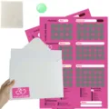 Couples scratch off game poster adult love challenge fun interactive game set with envelope - Red THE LOVE GAME (Envelope)