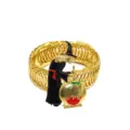Halloween witch metal elastic curtain tieback creative holiday home decor buckle accessory - Black