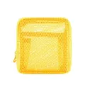 Gelbe Netztasche Kosmetiktasche, atmungsaktive tragbare Reißverschluss Make-up Tasche für Reise. - Gelb