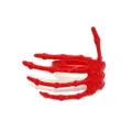 Portatovaglioli a mano di scheletro rosso per decorazione tavola festa di Halloween. - Mano Fantasma / Rosso