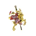 Christmas rhinestone deer napkin ring alloy holiday table decor home dinner accessory - 24
