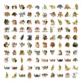 100pcs funny sword shield dog meme stickers waterproof cute cartoon decals for phone case cup - My Sword and Shield 100 Sheets