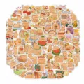 100 Stk. Süße Cartoon Bär Aufkleber Wasserdichte PVC Sticker für Tagebuch Koffer - Wald Bär / 100 Stück/Packung
