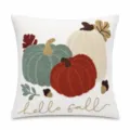 Autumn tufted pumpkin throw pillow cover decorative harvest festival cushion for sofa decor - Green Pumpkin
