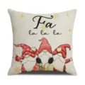 Christmas gnome pillow cover decorative square cushion cover festive holiday home decor - Style 3(1)