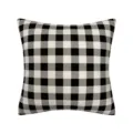 Classic black white and grey buffalo check throw pillow cover for modern sofa home decor. - 13