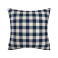 Blue and white gingham pillow cover, classic plaid cushion case for home sofa decor. - 27
