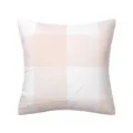 Pink white buffalo check pillow cover square decorative cushion cover soft couch sofa case - 38