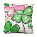 Cojín decorativo de San Patricio con trébol de cuatro hojas para el sofá del hogar. - Estilo 3