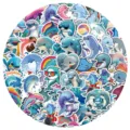 Niedliche Delfin wasserdichte Aufkleber Set fuer Laptop Wasserflasche Skateboard 50Stk - 50 Stück/Packung