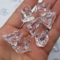 Transparante acryl nep ijsblokjes onregelmatige decoratieve accessoires voor DIY sieraden. - 23-34mm / Transparant
