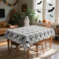 Τραπεζομάντηλο Halloween σχέδιο κρανίο κλαδί πολυεστέρα διακοσμητικό κάλυμμα τραπεζιού - 40x60cm Monoplo Polyester / ZB904-15