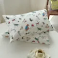 Jolie housse de coussin avec motif de chien mignon, douce peluche décorative pour la maison. - HDRD355-5