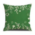 Federa per Cuscino in Lino Quadrifoglio Verde Copricuscino per Divano Festa di San Patrizio - Stile 7(2SPJ(7))
