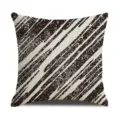 Modern geometric linen throw pillow cover, abstract striped sofa cushion cover for home. - 45 Size Linen Pillow Cover (Without Core) Single-Sided Print / Geometric Style 7