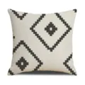 Modern minimalist geometric pillow cover linen blend decorative sofa cushion for home living room - 45 Size Linen Pillow Cover (Without Core) Single-Sided Print / Style 4