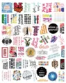 Colorful inspirational quote stickers set waterproof decorative decals for laptop and journal. - Believe in Yourself-50pcs