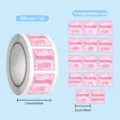 Roll sticker set with 500 pieces and 14 funny favorability patterns for daily decor. - Regular Fit