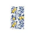Canovaccio da cucina limoni blu e bianco, panno assorbente in microfibra per la casa. - Stile 11