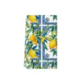Canovaccio da cucina in microfibre con limoni mediterranei, variante molto assorbente. - Stile 12