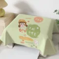 Cute cartoon small appliance dust cover green fabric microwave printer protective cover - HGJ5-13