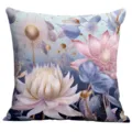 Digital print throw pillow cover, fantasy floral pattern cushion cover for home sofa decor. - A1654-13