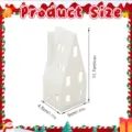 Witte keramische kerst huis ornament thee licht houder feestelijke tafel decor 11.7cm - XS3D021 (Witte Doos) / Met Warm Licht Kaarslamp
