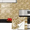 Adhesivo de azulejos de mosaico impermeable autoadesivo para salpicaderos de cocina. - TS414