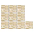 Adesivi per piastrelle impermeabili pellicola di cristallo decorazione murale 10pz - TS379