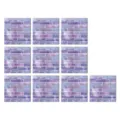 Adesivi per piastrelle acquerello viola, pellicola di cristallo impermeabile 10 pz - TS392