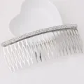 Peigne a cheveux de mariee en strass argente accessoire de mariage variante 10.5cm - Peigne à Cheveux Strass (FS20341)
