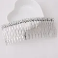 Bridal Rhinestone Hair Comb Silver Hair Accessory Wedding Hair Jewelry 10.5cm Long - Rhinestone Hair Comb (FS20347)