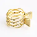 Pince à cheveux dorée en strass élégante griffe de cheveux en alliage pour femmes filles - Pince à Cheveux Strass Or(HS02573)
