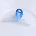 Blue clear gradient hair claw clip minimalist wave shark clip elegant hair accessory for women - HS02844 Blue