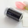 Black hair ties elastic rubber bands for women thick hair ponytail holder hair accessories - Black