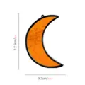 Adorno colgante de luna de vidrio acrílico atrapasol ventana decoración del hogar nuevo - Estilo C