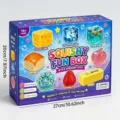 Σετ 8 τεμαχίων αισθητηριακών παιχνιδιών squishy σε κουτί, αντιστρές για εφήβους και ενήλικες. - Στυλ 1 Τυρί Μήλο