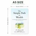 Σημειωματάριο Α5 simple path to wealth με κομψό εξώφυλλο και σαφείς διαστασεις. - Λευκό