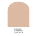 Adesivo murale arco boho minimalista stacca e attacca murale in vinile per decorazioni soggiorno - TMS026: S / Rosa chiaro