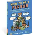 Βιβλίο εκμάθησης δεξιοτήτων ζωής How To Be A Person εκπαιδευτικός οδηγός για παιδιά - Μπλε