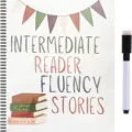 Spiral bound educational reading notebook with dry erase marker for kids students practice - As Shown 3
