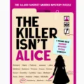 The Killer Isn't Alice εξώφυλλο τετραδίου μυστηρίου δολοφονίας, συναρπαστικό παιχνίδι. - Όπως απεικονίζεται / 80 σελίδες