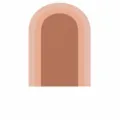 Boho arch wall sticker minimalist abstract home decor self adhesive PVC decal sizing chart detail - TMS034 Style A