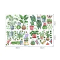 Luminous potted plant and butterfly wall stickers for kids room decor, fluorescent wall decals. - YGP051 (Plants & Butterfly) / Green