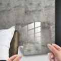 Gray marble peel and stick tile sticker waterproof self adhesive floor wall decor 1piece - DLS008 / 10 Pieces