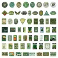 60 pz adesivi vintage estetico verde retro per valigia custodia per cellulare arredamento. - 60 Pezzi/Confezione / Verde Vintage