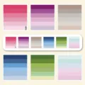 Vista dettagliata adesivo sfumato di colore tradizionale con motivi a strisce colorate. - 350 Pezzi/Pacchetto / Colore Tradizionale