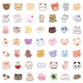 Set adesivi animali cartoni carini, adesivi impermeabili per valigia, chitarra, diario personale. - Orso Cartone Animato A