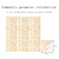 Waterproof self-adhesive 3D tile stickers for kitchen and bathroom home wall decor details. - Glossy Film / 20x20cm 10 Pieces