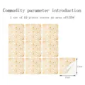 3D mosaic tile stickers, waterproof self-adhesive wall stickers for kitchen and bathroom. - Glossy Film / 15x15cm 10 Pieces